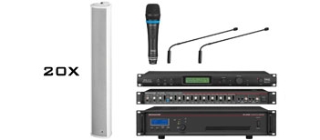 Zestaw nagłośnieniowy