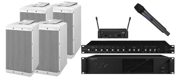 Zestaw nagłośnieniowy boisko