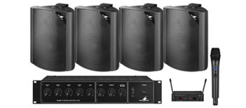 Zestaw nagłośnieniowy 100v